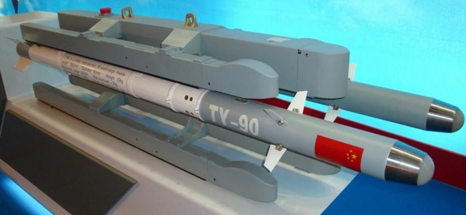  TY-90 導彈。 圖：翻攝自騰訊網帳號 @零度Military 
