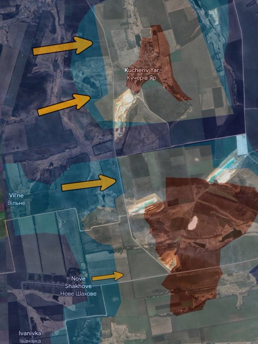 烏軍也在紅軍城地區發起反攻，持續將俄軍士兵向東逼退。 圖：翻攝自 @GloOouD X 帳號 