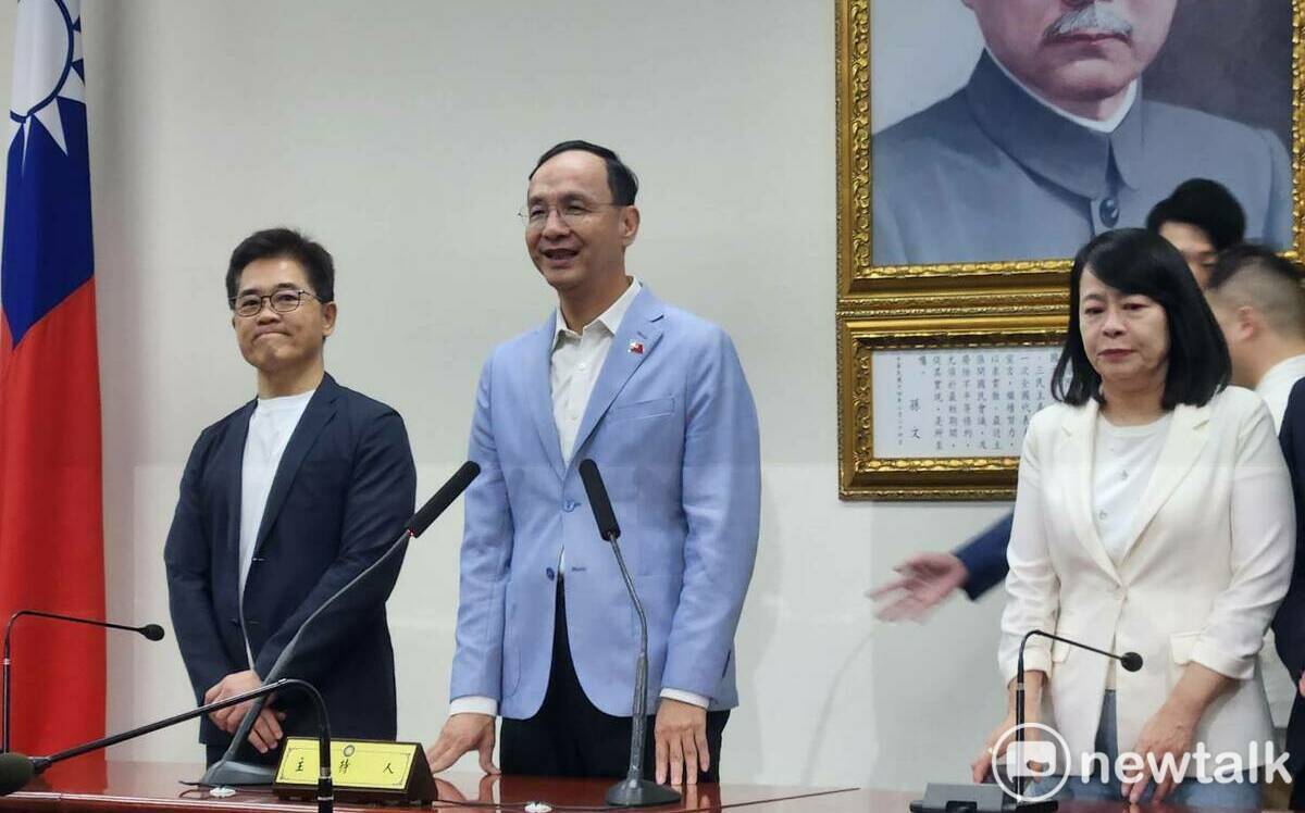 新任國民黨主席出爐 朱立倫燦笑：心中如釋重負