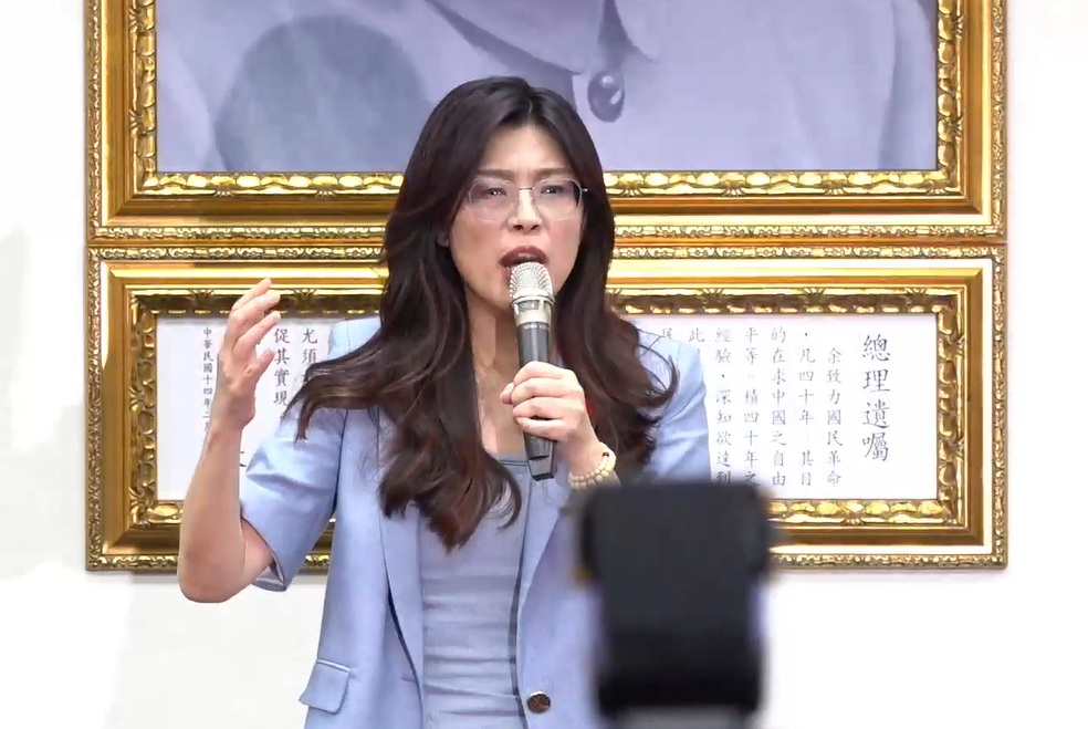  國民黨主席當選人鄭麗文。 圖：擷取自國民黨臉書 