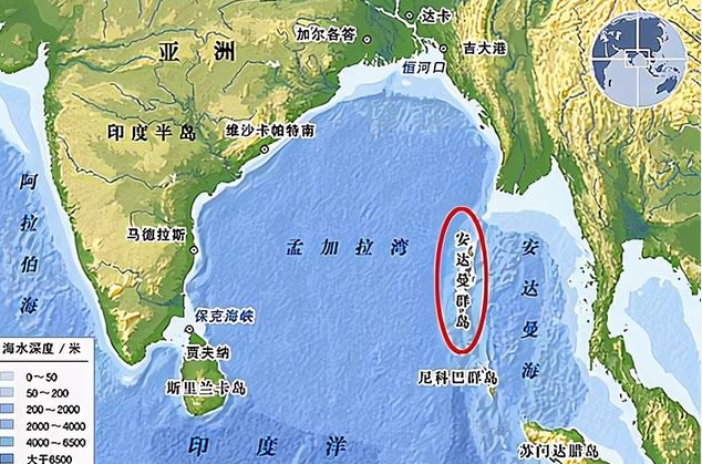  大科科島距離印度的安達曼和尼科巴群島不到 100 海里，是印度與緬甸邊境的重要戰略區域。 圖 : 翻攝自百度百科 