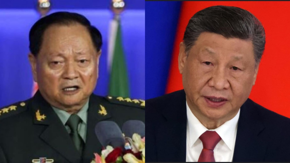  張又俠(左)被扣上的「踐踏嚴重破壞軍委主席負責制」。 圖:翻攝自X(新頭殼合成) 