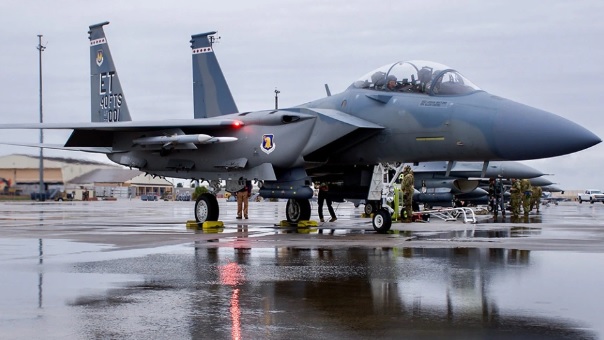  與 F-15EX 相比，殲-10C 有價格與交付週期短的優勢。圖為 F-15EX 。 圖：翻攝自 騰訊網 陶慕劍觀察 