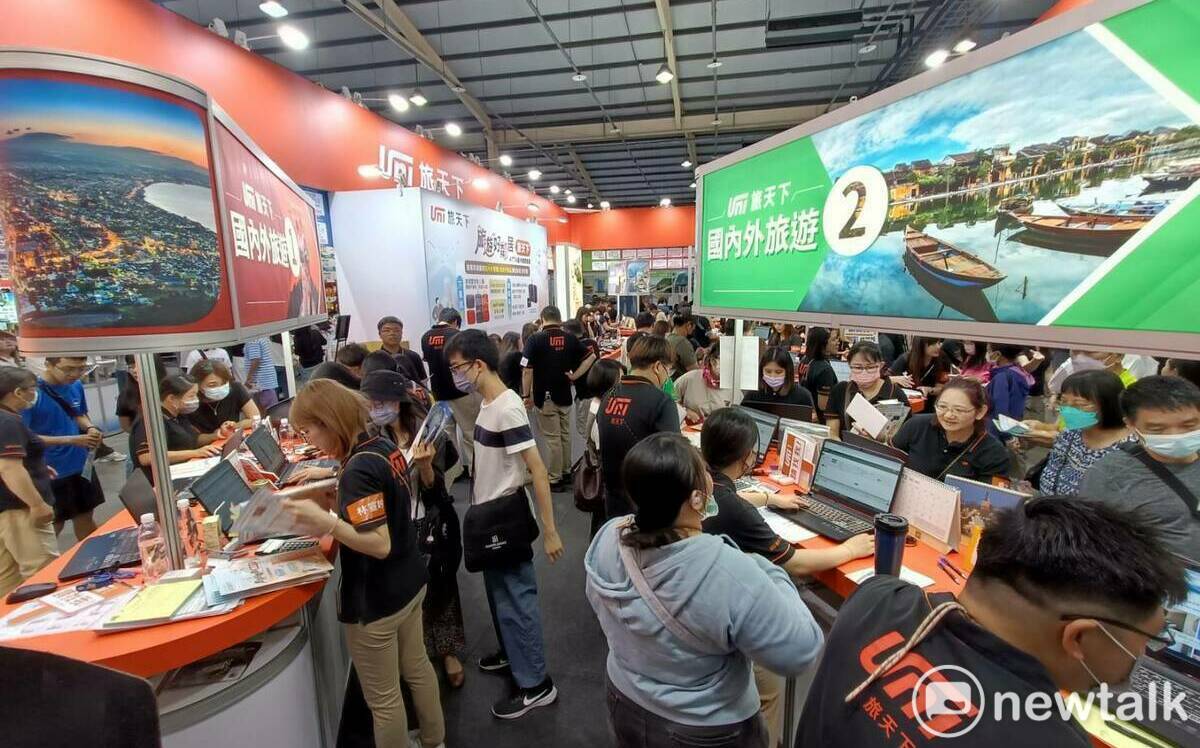 國際旅展加品酒生活節 數萬人擠爆台中國際展覽館
