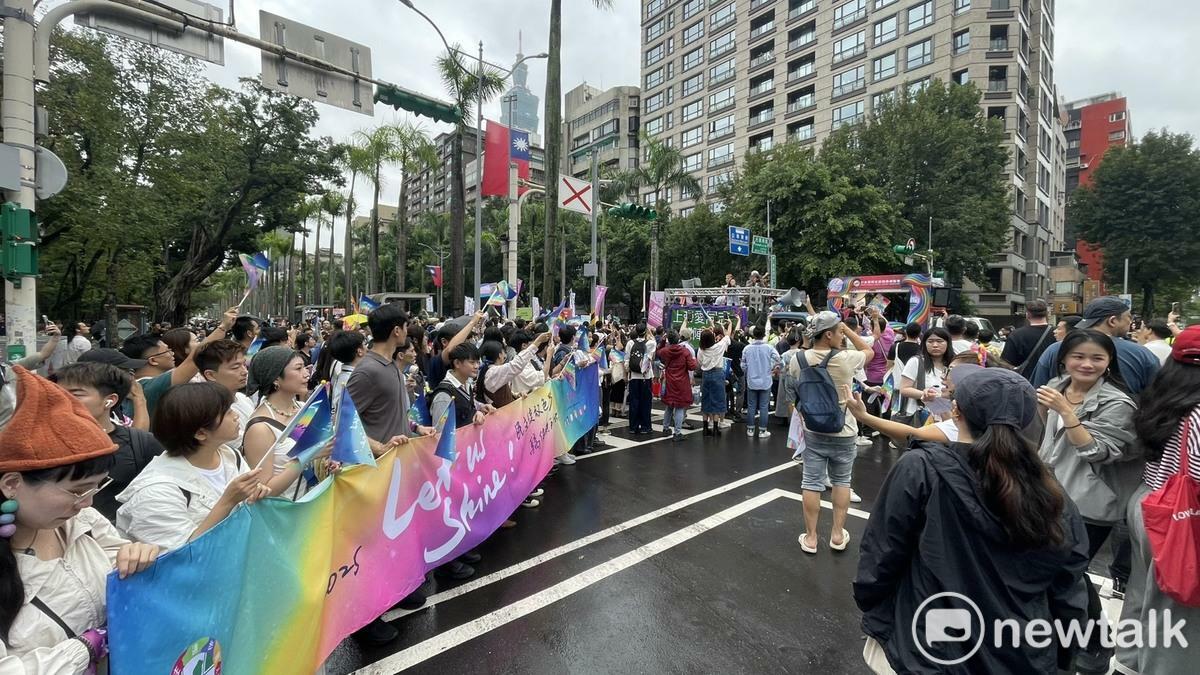  民進黨說，黨是支持性別平權的政黨第一品牌。 圖：高逸帆／攝 