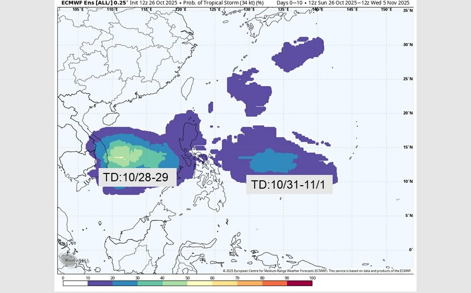 不只東北季風!南方2熱帶擾動發展中 專家揭未來發展