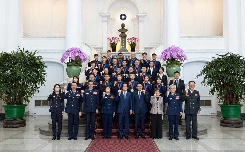 世界警消運動會奪74金 賴清德:展現「台灣尚勇」精神