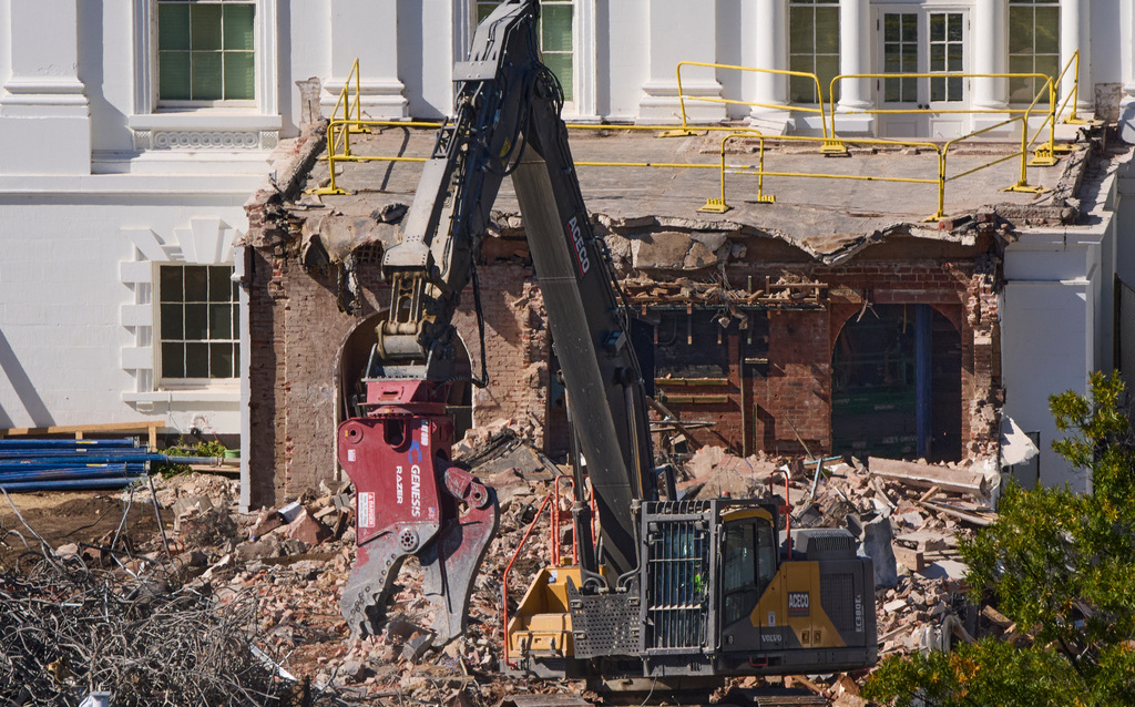 貝聿銘「這設計」被毀了! 川普拆白宮東廂建「金色舞廳」 CNN批:毀滅性破壞