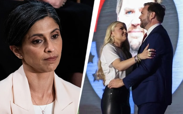 政壇超級大八卦！網瘋傳美副總統外遇柯克遺孀還要妻改宗教 范斯這樣說......