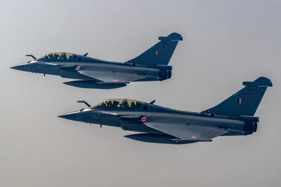  陣風戰鬥機。 圖：翻攝自 騰訊新聞@河東三叔 