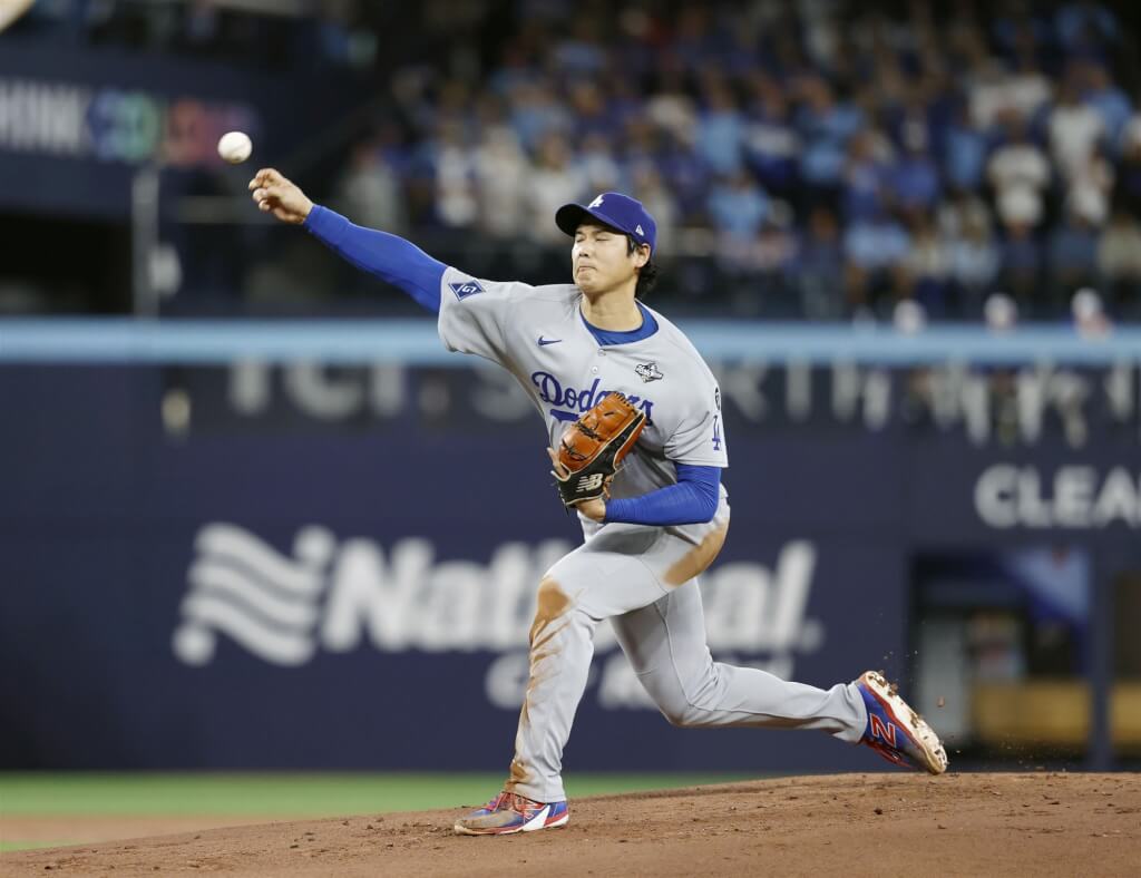 大谷翔平挨轟3分砲 世界大賽第7戰道奇0比3暫落後