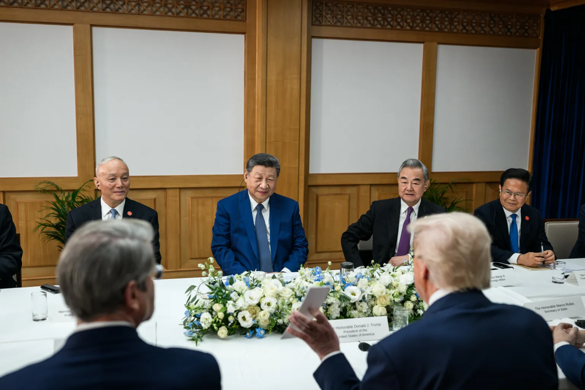  白宮近日釋出川習會期間所拍攝的相關照片。 圖：取自 白宮 官方網站 