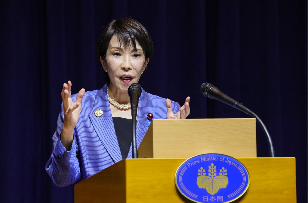  日本首相高市早苗。 圖 : 翻攝自日本首相官邸 