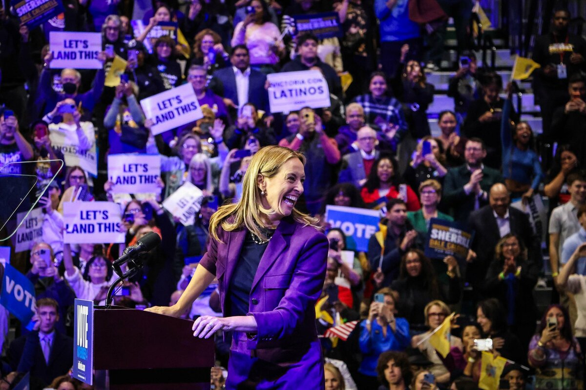  民主黨眾議員雪瑞爾（Mikie Sherrill）成功勝選紐澤西州長。 圖：翻攝自 雪瑞爾X 