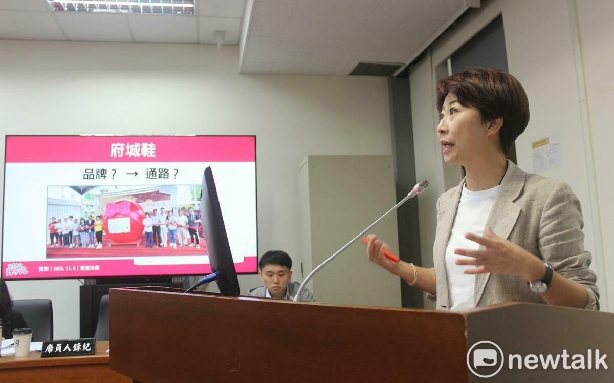 陳亭妃推動「府城鞋」品牌升級 結合AI導入智慧科技鞋重塑台南製鞋榮光