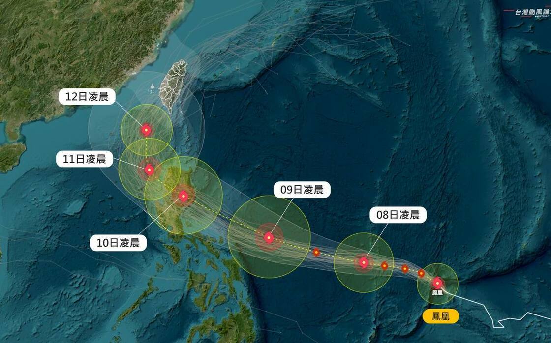 強度上看強颱!下週鳳凰颱風穿越台灣 網崩潰:今年水逆嗎?