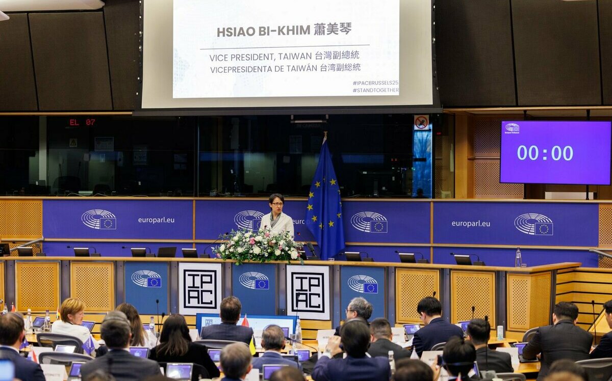 台灣副總統首在歐洲議會發表演說!蕭美琴:台海和平攸關全球穩定