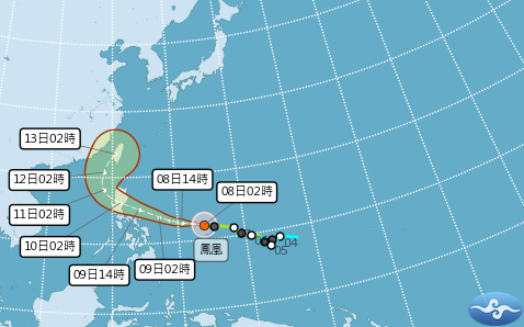 鳳凰變胖轉中颱、侵台機率高 不排除下週三登陸西南部