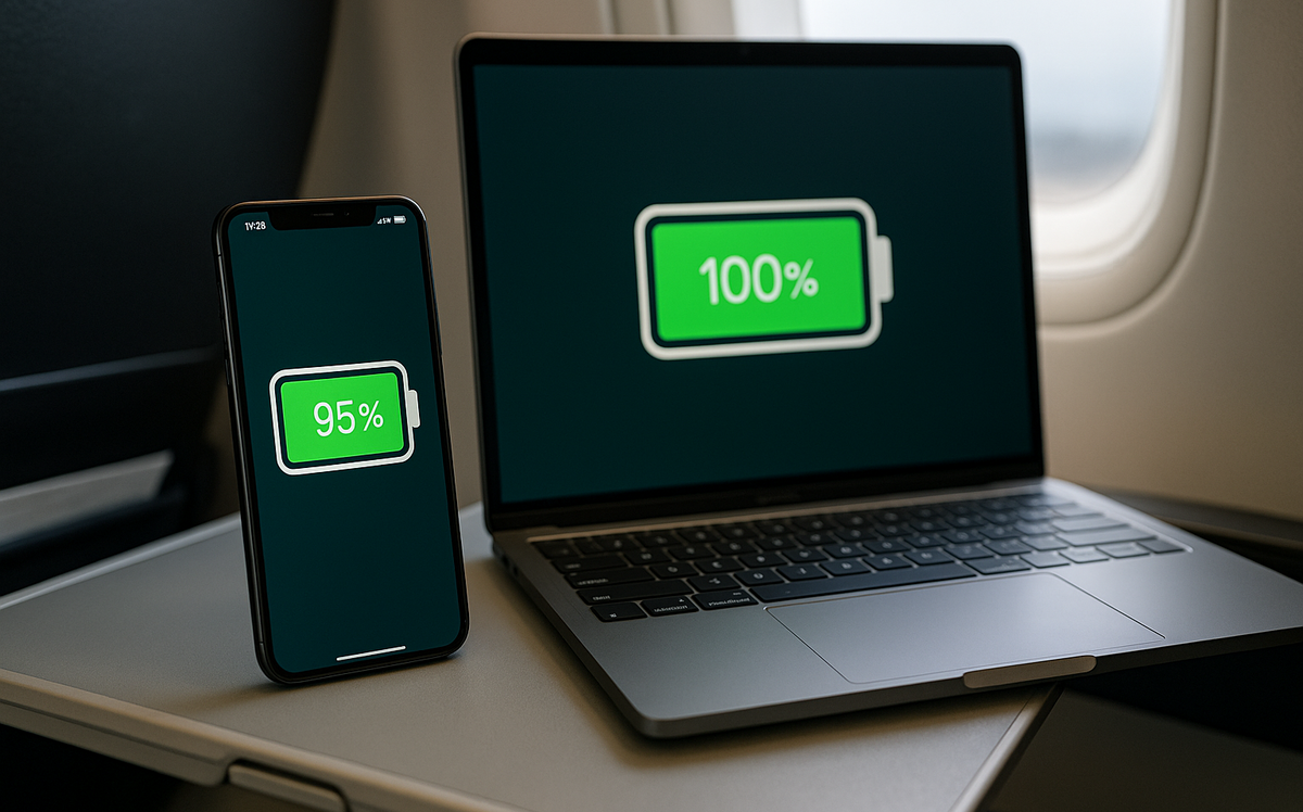 開不了機就飛不了!英美多家航空祭新規 3C產品電量不足恐遭沒收禁登機