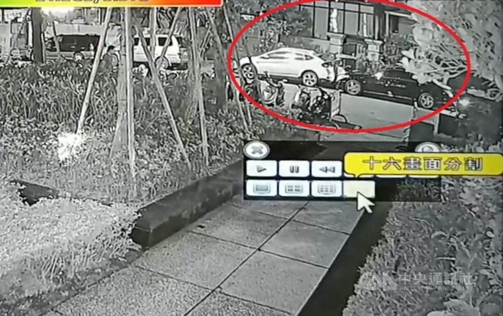 台中賓士臨停路旁撞推他車逕離 警法眼揪出開罰