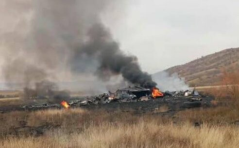 (影) 土國軍機墜毀喬治亞邊境 ! 20軍人全罹難 黑煙沖天、疑「這國」士兵同行....