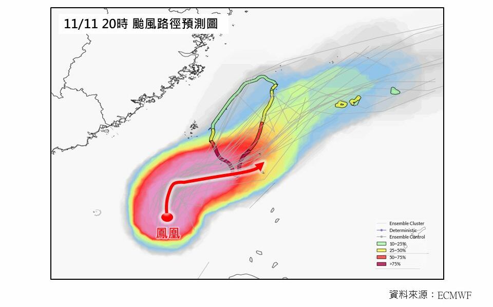 鳳凰颱風持續減弱縮小!專家:最快今晚就可解除海陸警