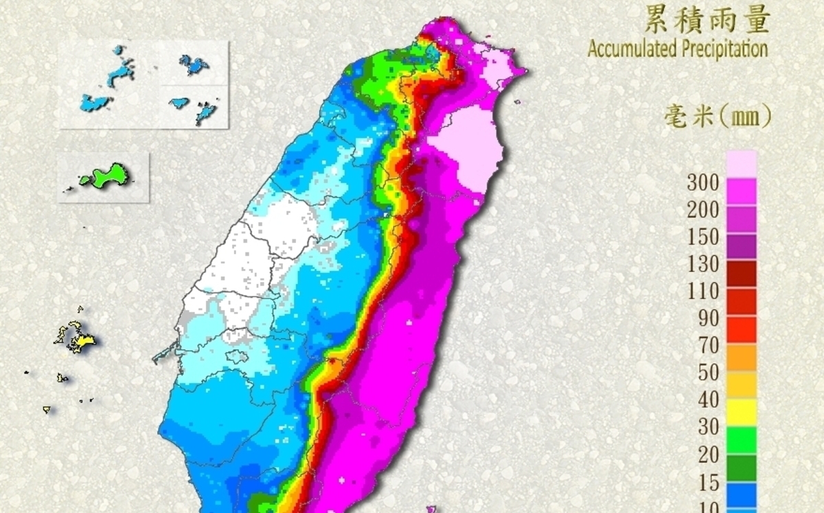 輕颱「鳳凰」共伴發威!宜蘭蘇澳時雨量破百創紀錄 僅次梅姬颱風