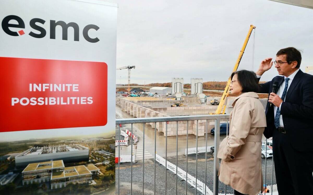 參訪歐積電 蔡英文有信心:將成為歐洲產業升級的重要節點