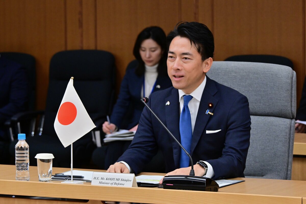  日本防衛大臣小泉進次郎。 圖：翻攝「X」@ModJapan_jp 