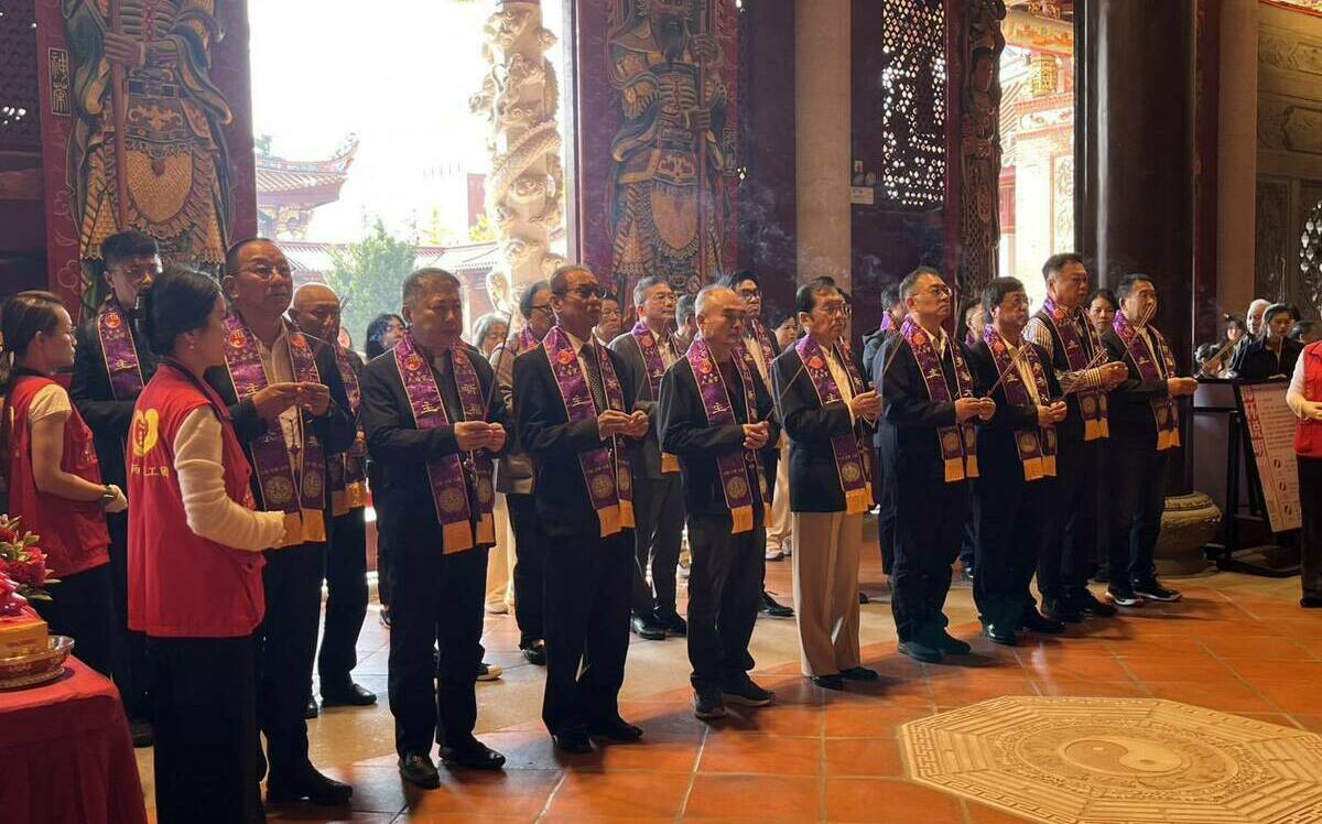 張榮恭訪昆山慧聚天后宮 倡「和陸興台」促兩岸和平交流