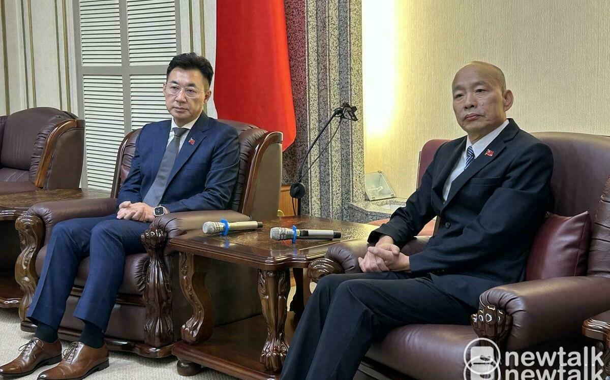 韓國瑜、江啟臣共同聲明:感謝美國國會關切國防預算 立法院將優先審議、促成跨黨派共識