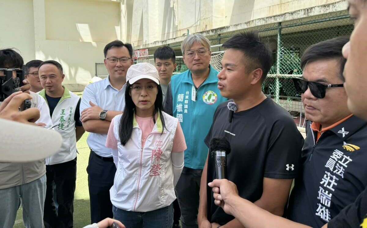 守住台東孩子的棒球夢!陳瑩、莊瑞雄爭取3,438萬修繕體中球場