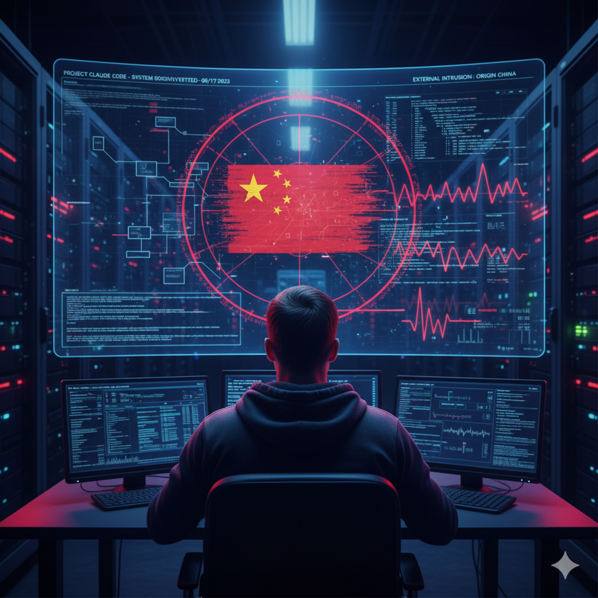  中國不斷被指控從事間諜與破壞活動。(示意圖) 圖：Gemini　生成／曾郡秋　製 