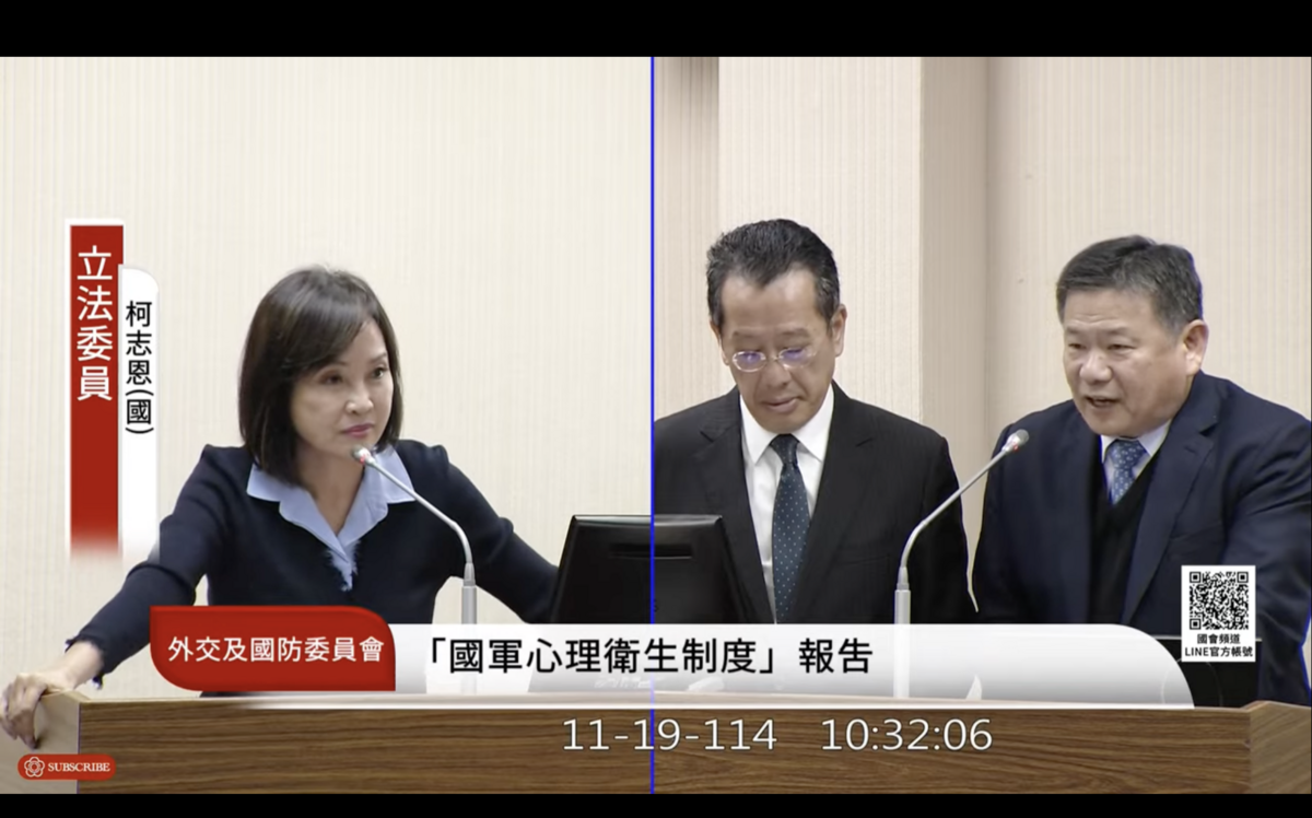 官兵若有心理健康問題？ 軍醫局長：會影響升遷