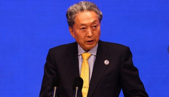 已經卸任日本首相 16 年的鳩山由紀夫。 圖 : 翻攝自騰訊網 