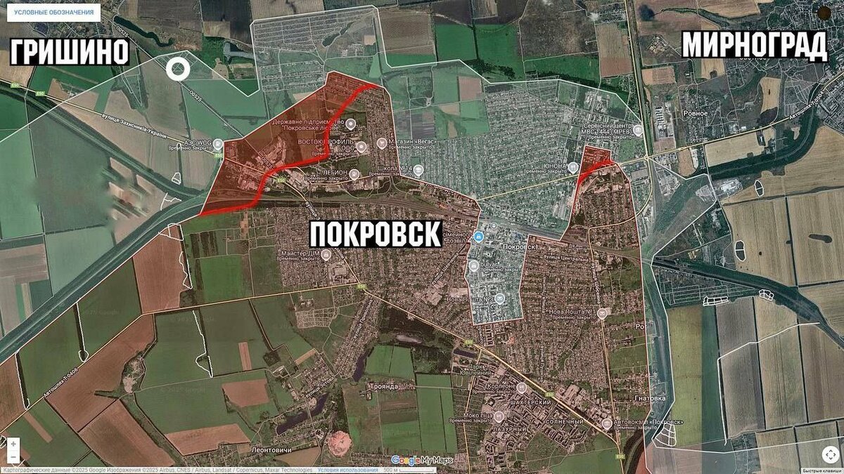 俄羅斯軍隊已推進至靠近迪納索韋定居點的住宅區，烏克蘭軍隊已發動三次局部反擊，消滅數十名俄羅斯士兵。 圖翻攝自 X @NSTRIKE01