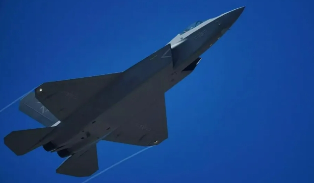 圖為解放軍殲-35戰機。 圖 : 翻攝自止戈軍是我 