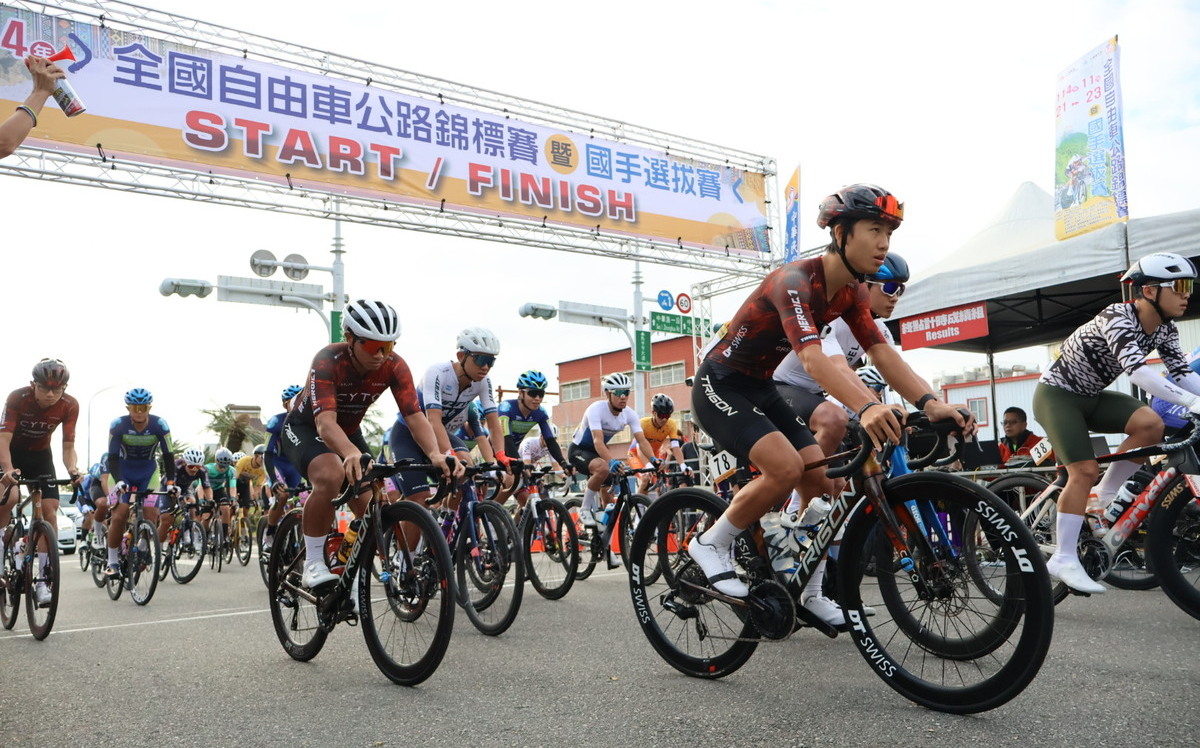 全國自由車公路錦標賽順利落幕！首度直播增曝光 新老世代競爭白熱化