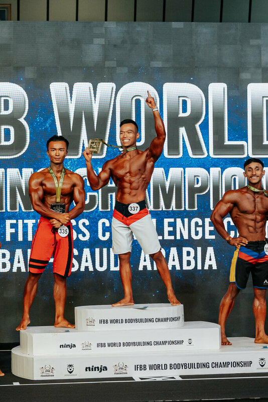 IFBB世界健美錦標賽 劉明毅超優體態包辦雙金