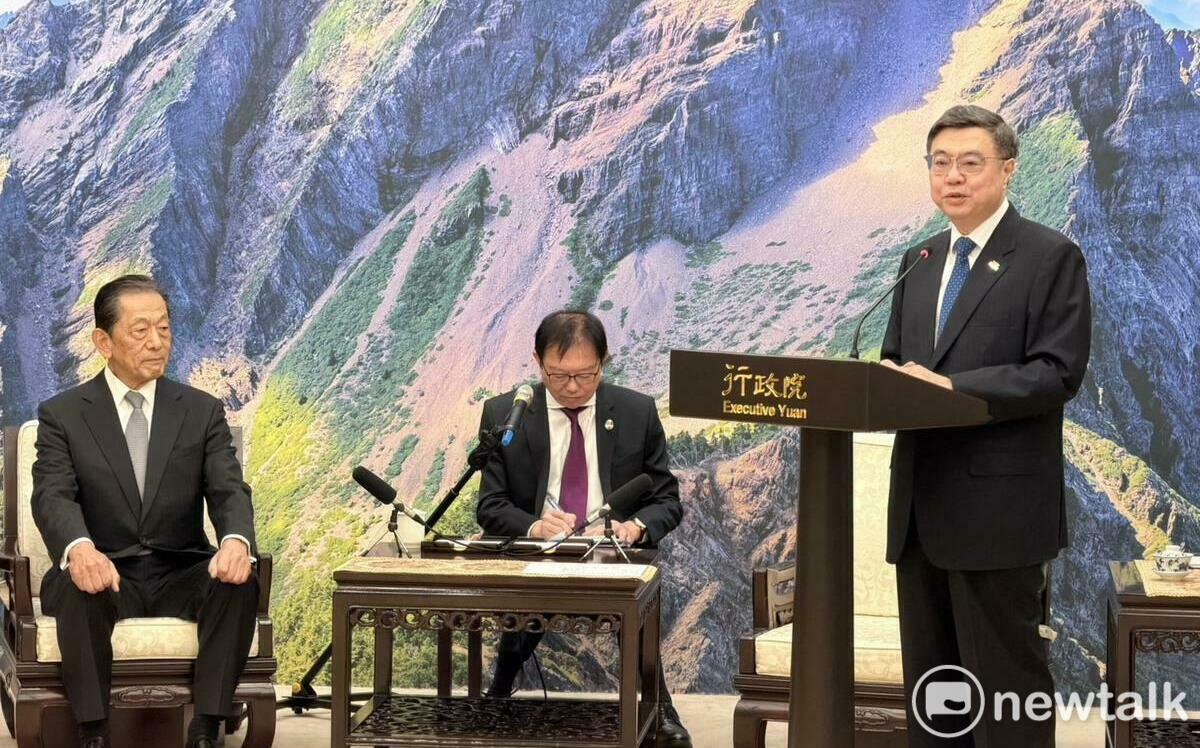 接見日台交流協會會長 卓揆感謝高市首相力挺台海和平