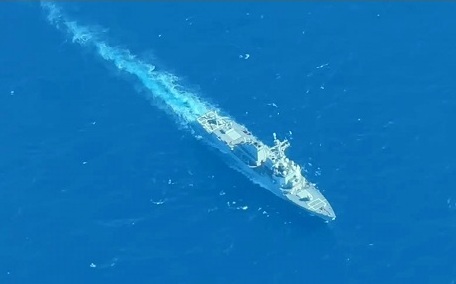 中、美海軍於斯卡伯勒淺灘附近活動 菲國海巡目擊「雙方對峙」