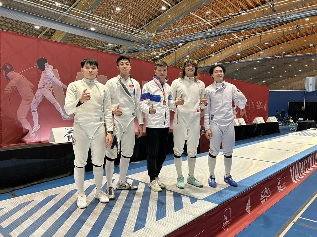 台灣男子銳劍團體闖世界盃4強 寫隊史新猷