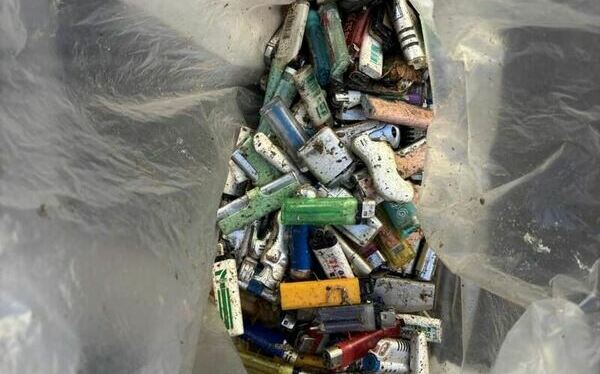 彰化垃圾車險遭火燒車!民眾上百支打火機裝袋丟棄 將開罰6000元