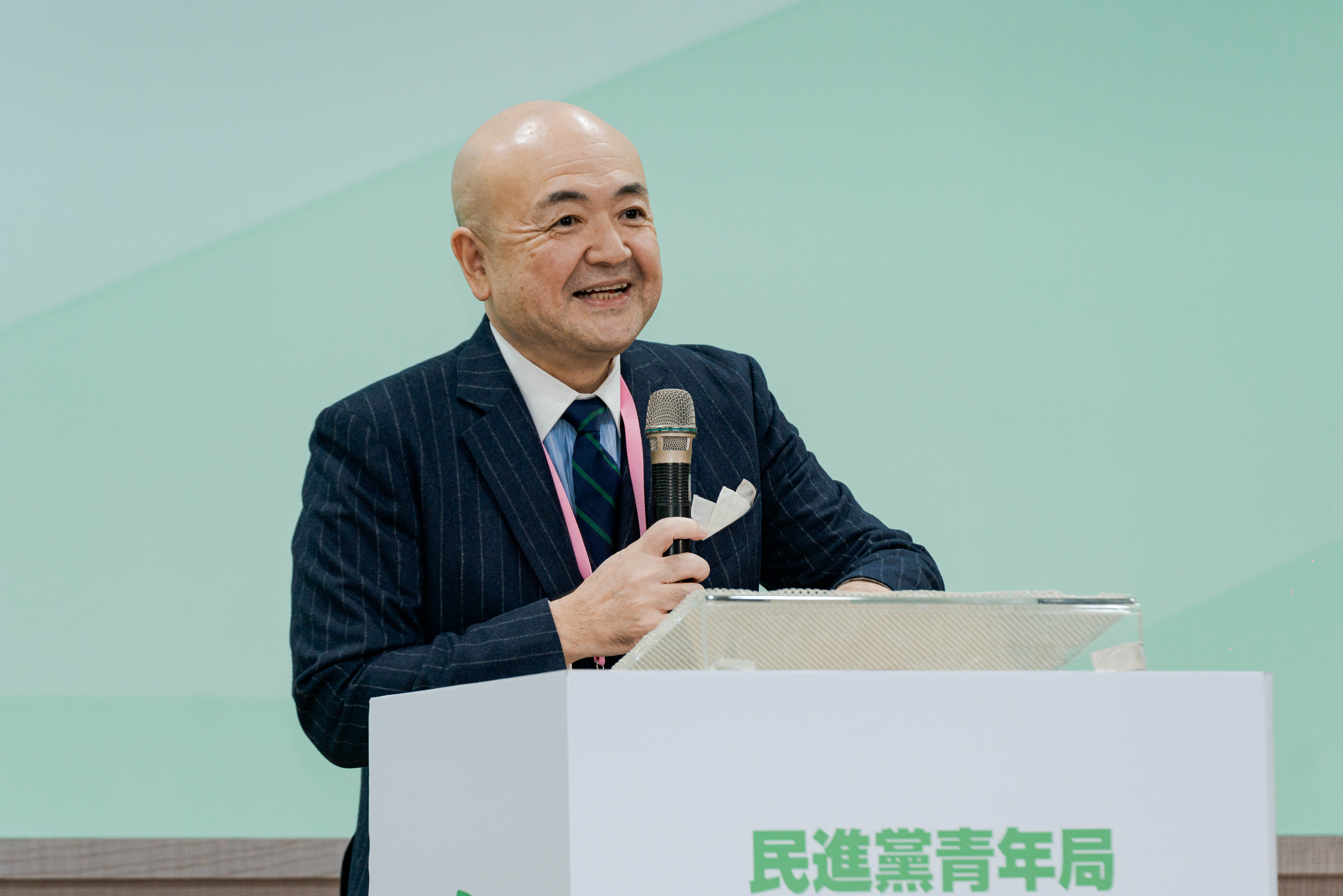  日本台灣交流協會代表片山和之 圖：民進黨提供 
