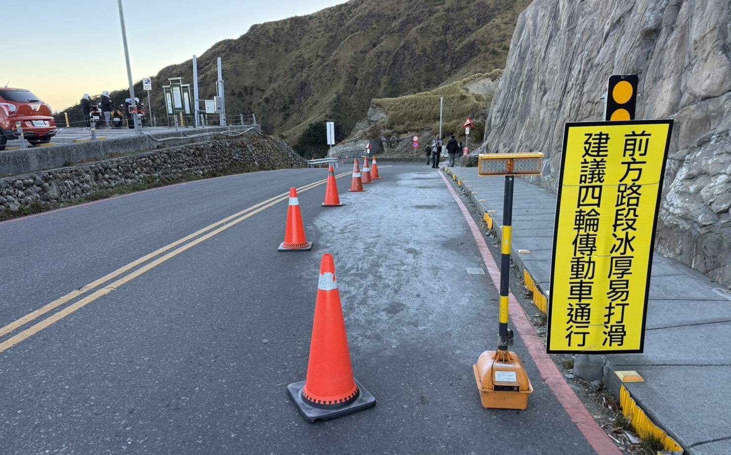 追雪注意!合歡山聯外道路結冰機率增 未來3天機動交管