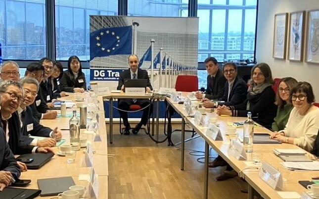 龔明鑫率團赴布魯塞爾主持台歐盟貿易暨投資對話 深化經貿與供應鏈合作