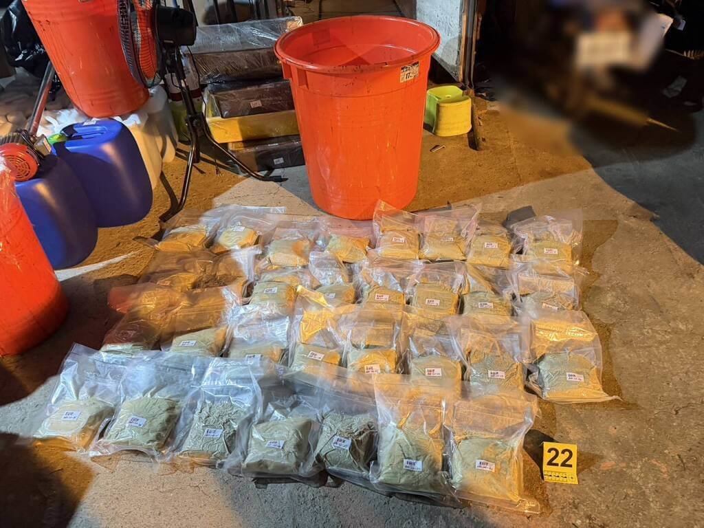 高市警破製毒工廠逮3人 查扣市值達1億元毒品