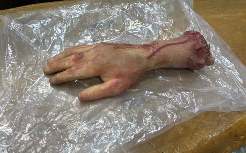 台中街頭驚見擬真「斷肢玩具」嚇壞路人 車主恐挨罰最高3萬