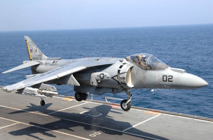  AV-8B 「鷂」式戰機是一款垂直／短距起降（VSTOL）攻擊機。 圖 : 翻攝自美軍陸戰隊 