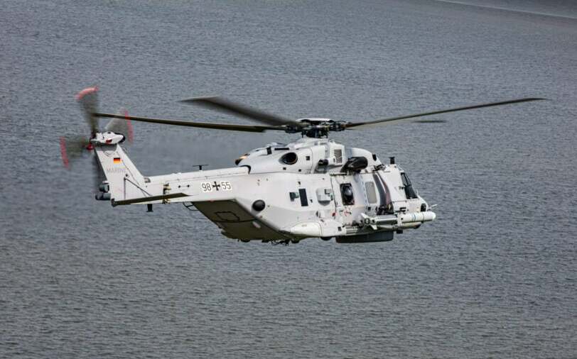 德國海軍接收首架NH90「海虎」直升機 大幅提升北海與波羅的海反潛戰力